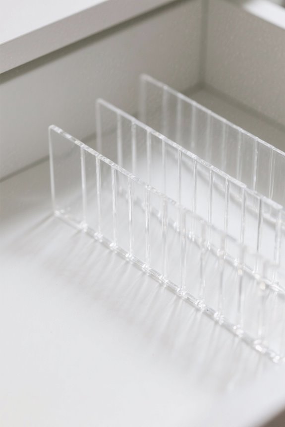 acrylic divider selection factors