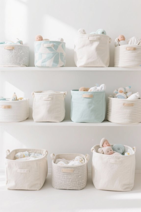 baby storage bin selection