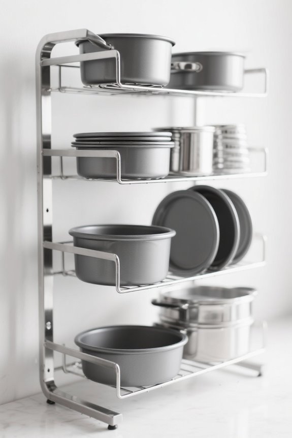 bakeware organizer rack considerations