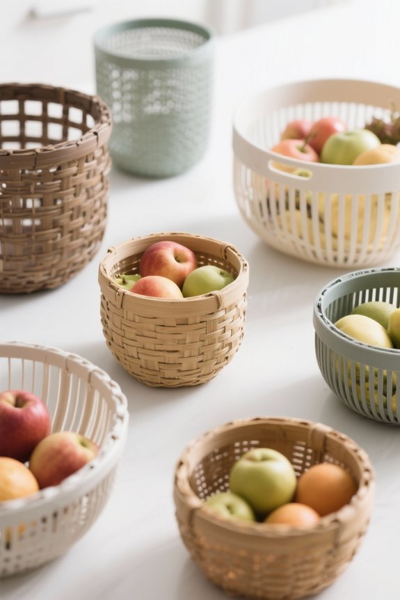 choosing a fruit basket