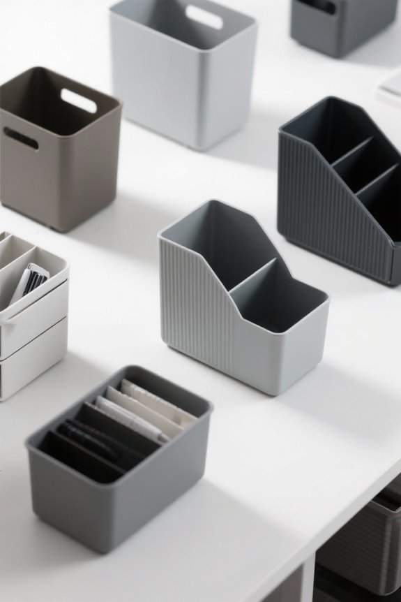 choosing stylish storage bins