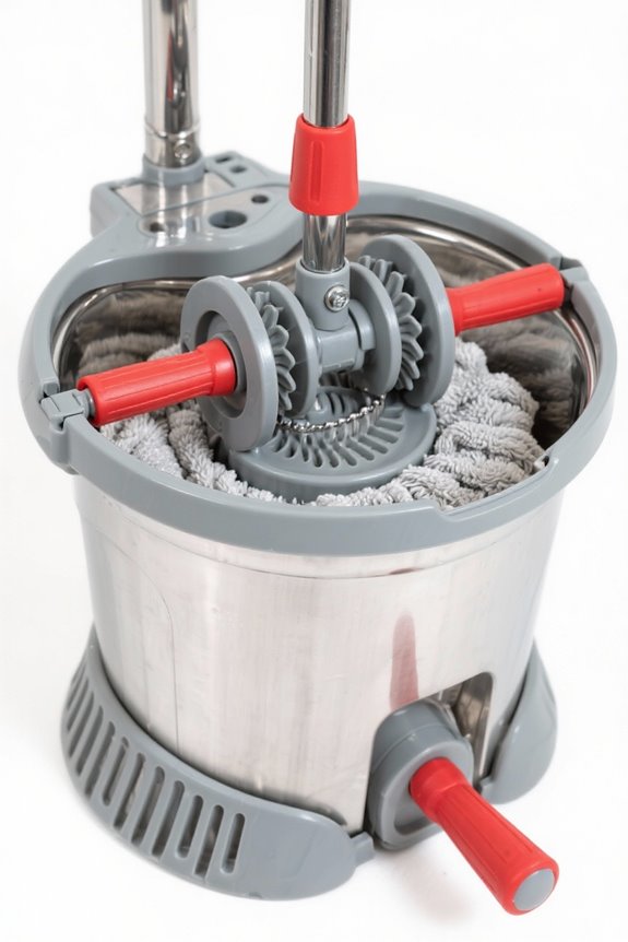 comfortable mopping with wringers