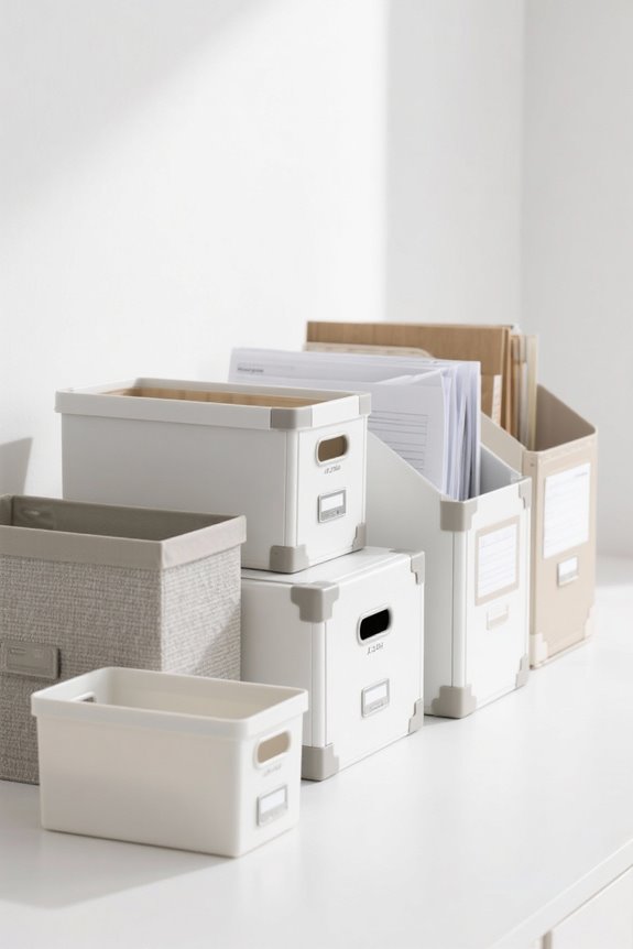 document storage bin considerations