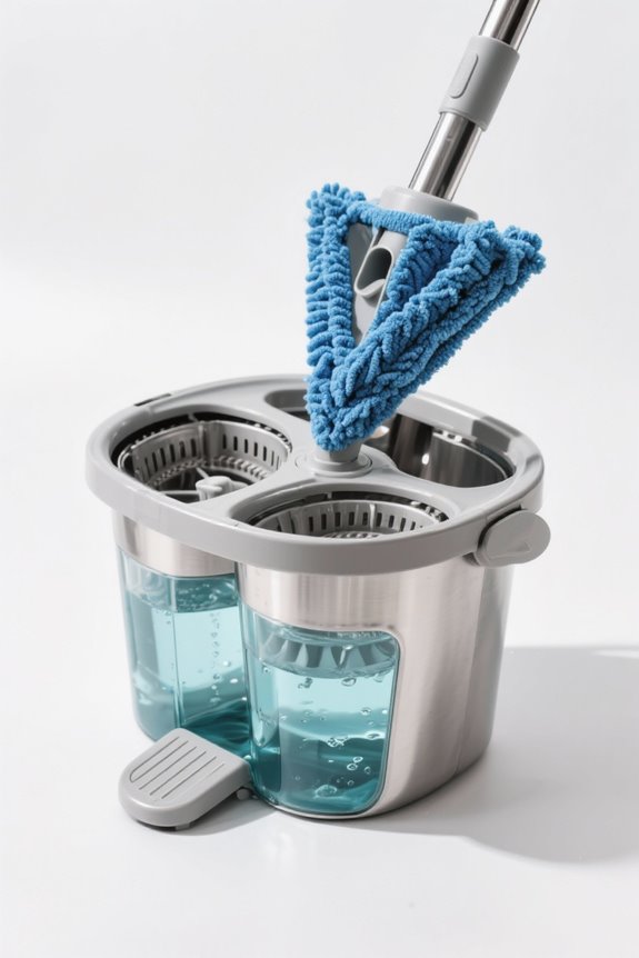 efficient cleaning for large areas