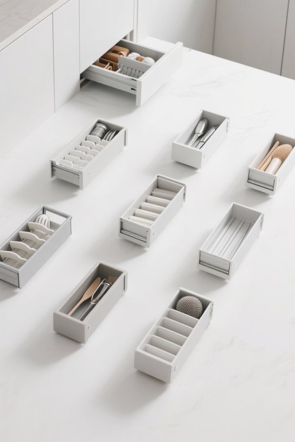 efficient kitchen cabinet organization
