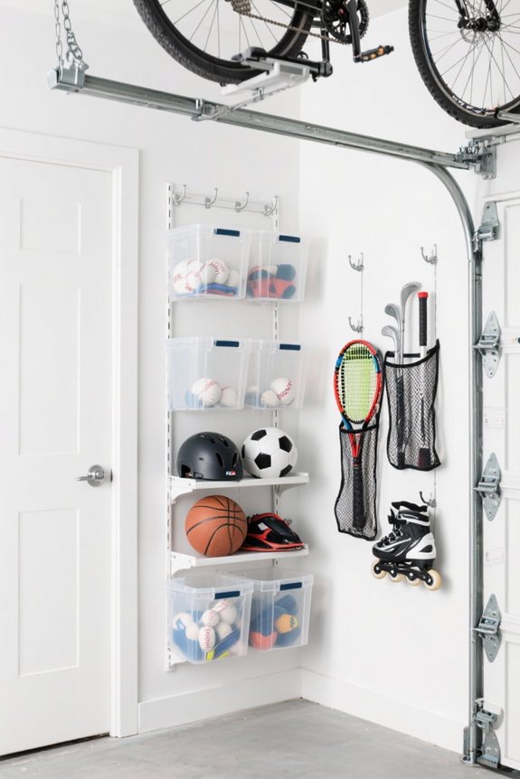 efficient sports gear organization