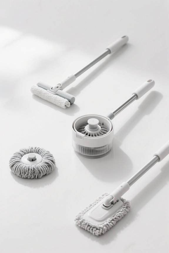 effortless cleaning spin mops