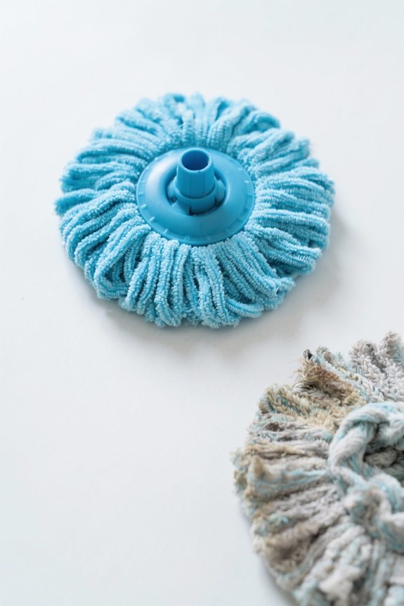 frequency of spin mop replacement