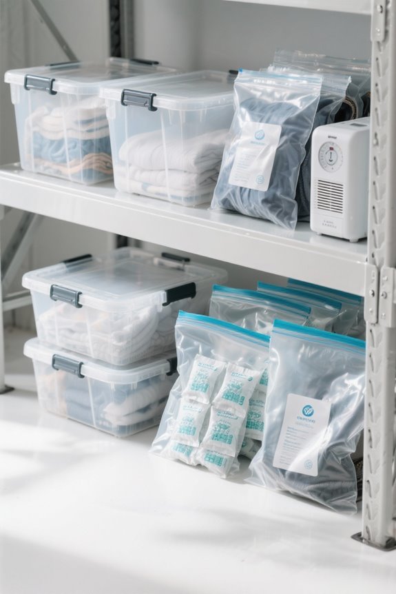 humidity protection for storage