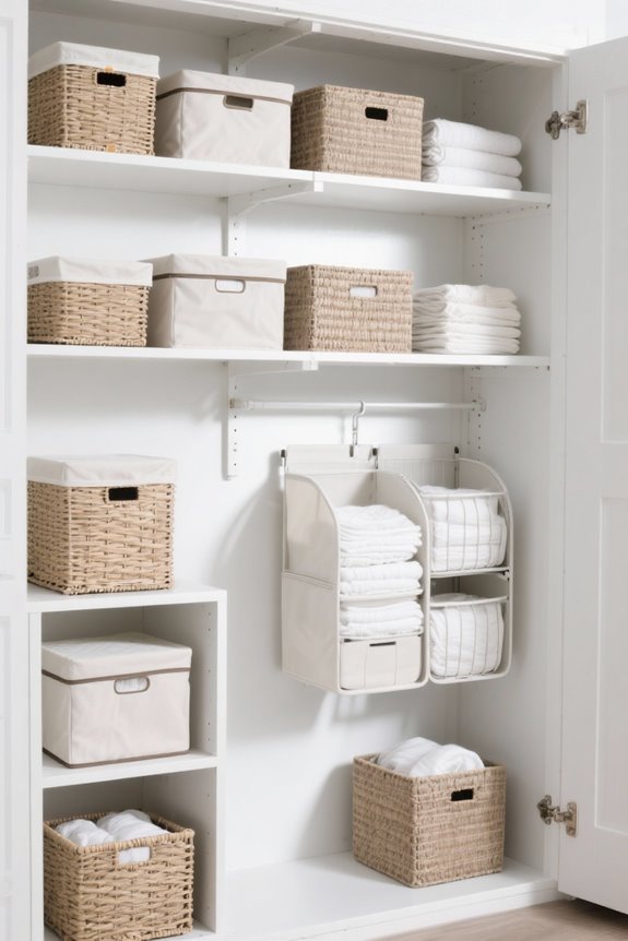 linen closet organizer considerations