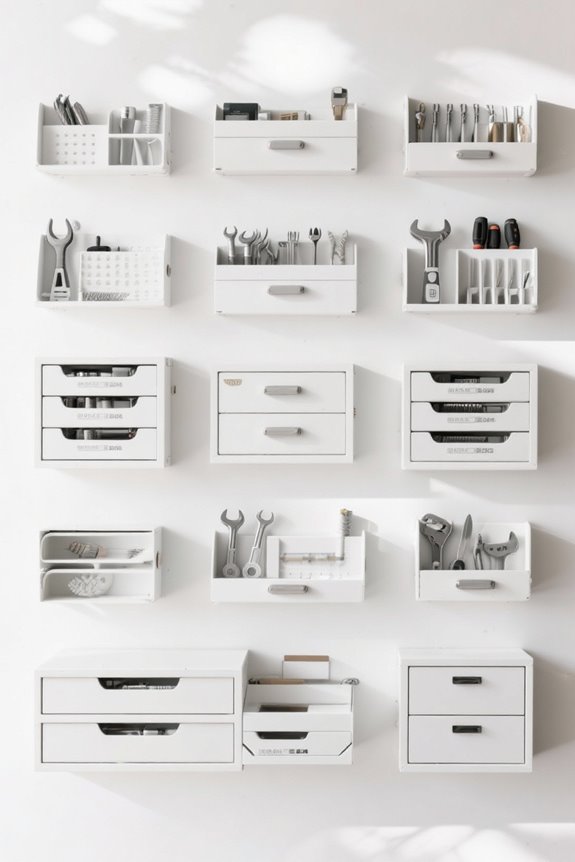 maximize workspace with organizers