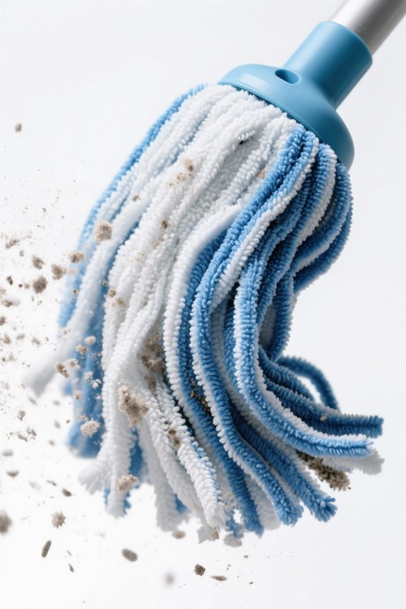 microfiber mop bacteria removal