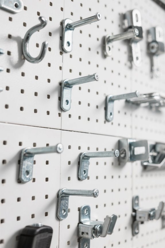 optimizing garage pegboard installation