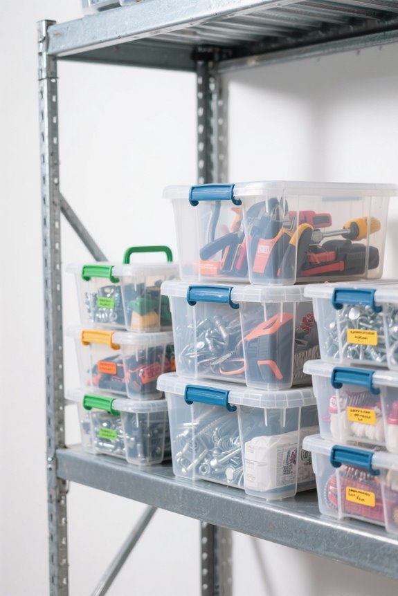 organized garage tool accessibility