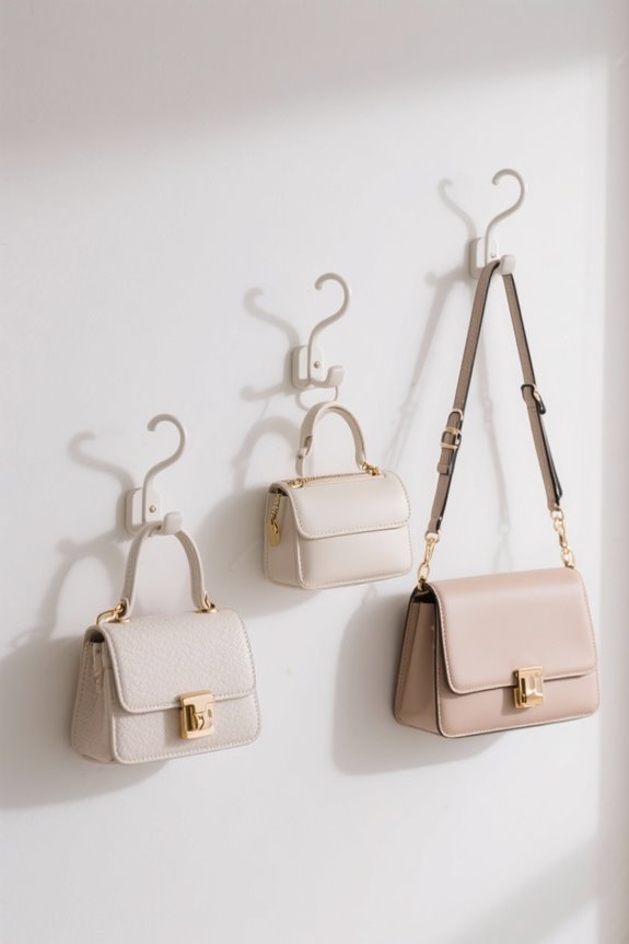 purse hangers for organization