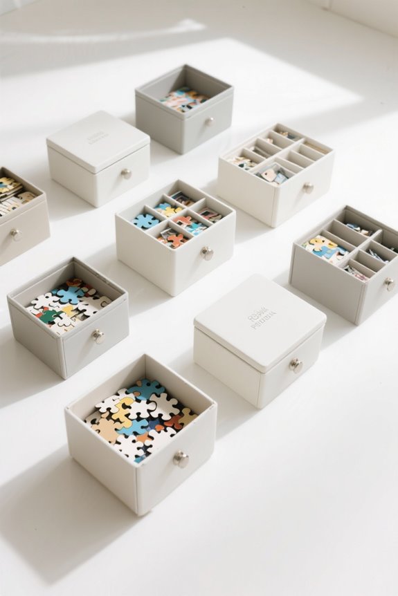 puzzle storage organization solutions