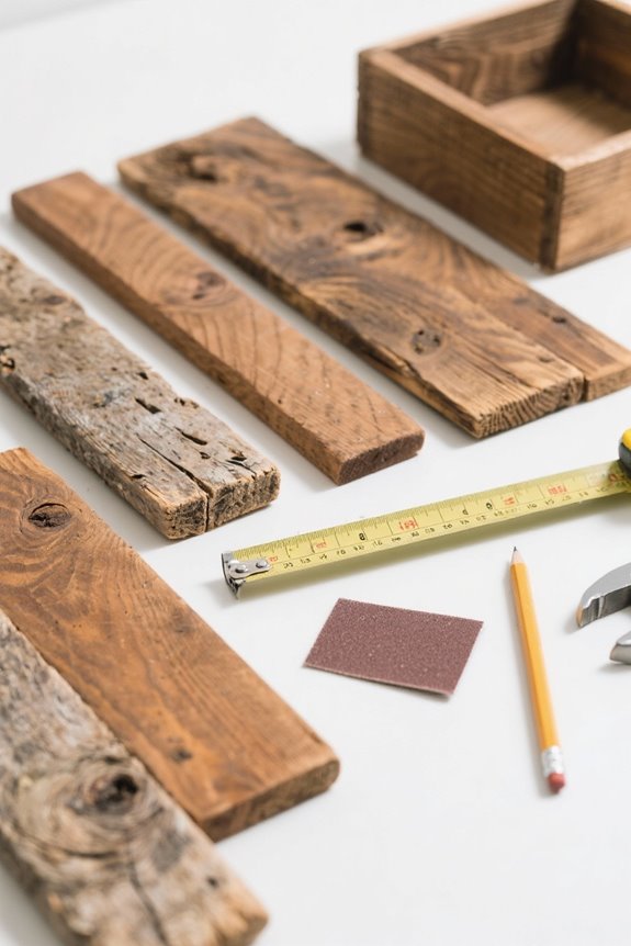 recycled wood selection process