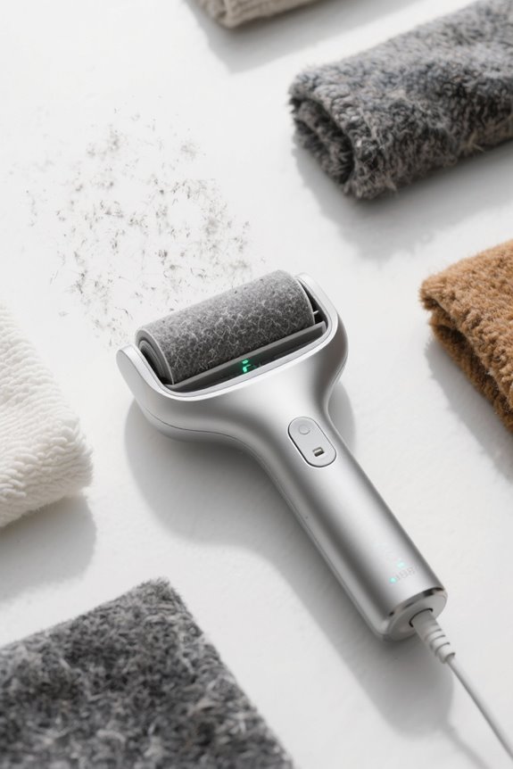 safe electric lint roller usage