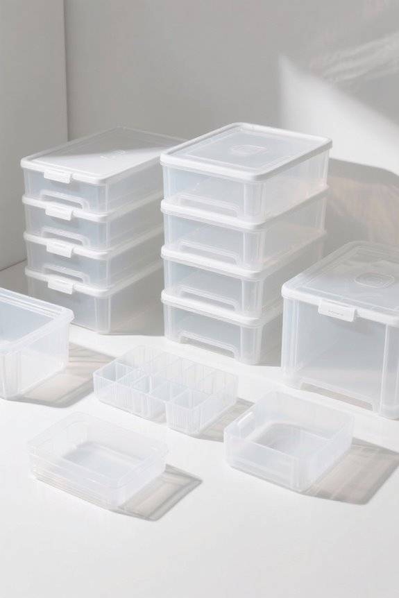 selecting appropriate storage bins