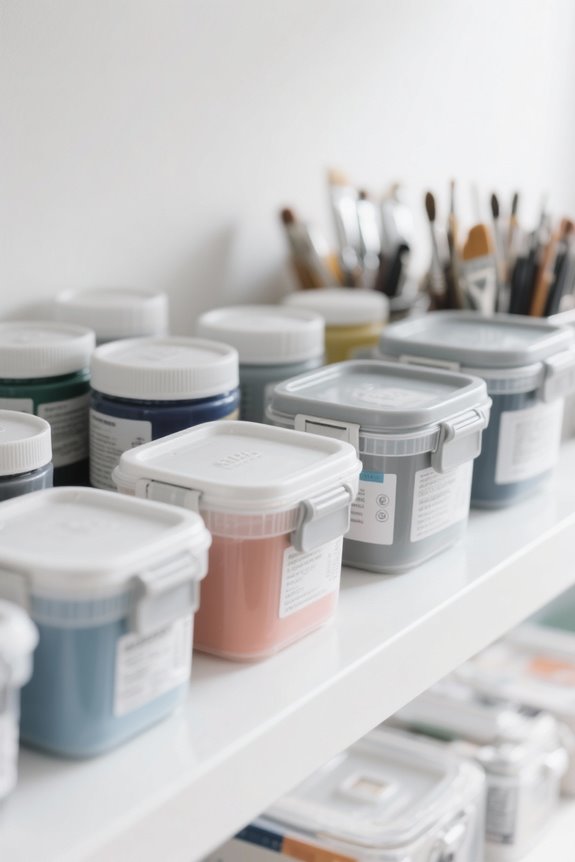 selecting durable paint containers