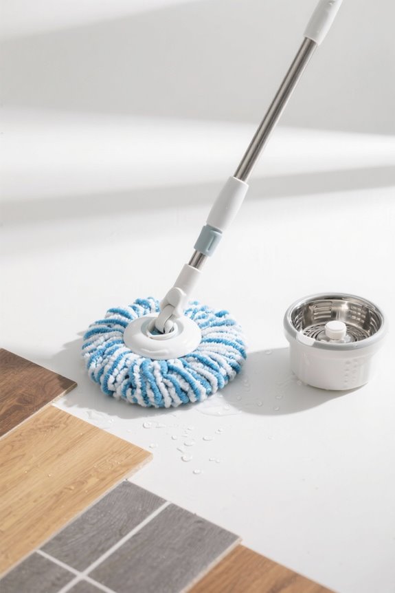 spin mops for various floors