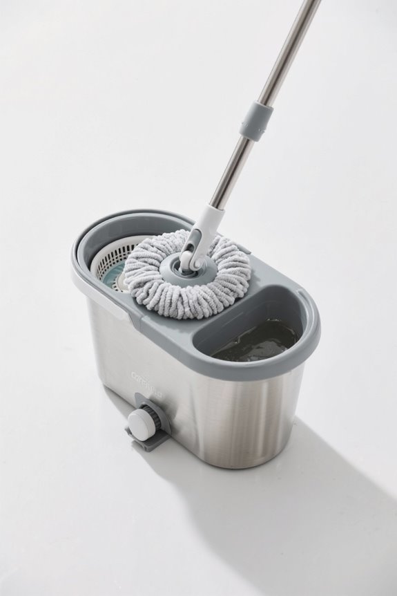 spin mops offer convenience