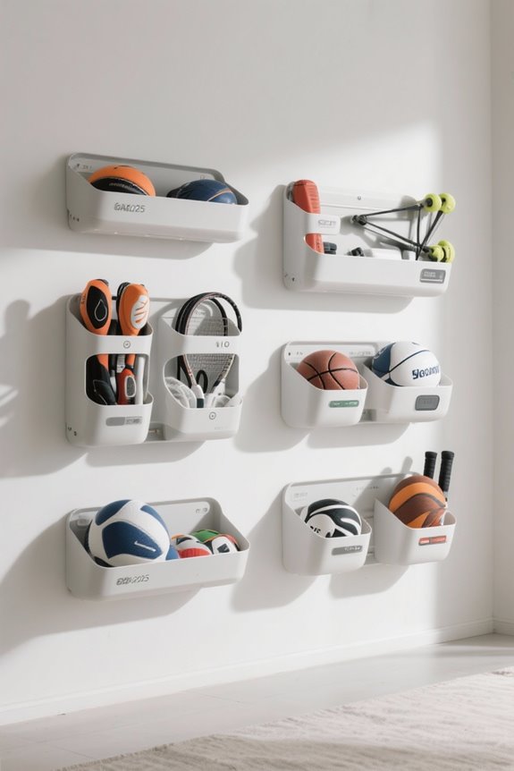 sports equipment organization solutions