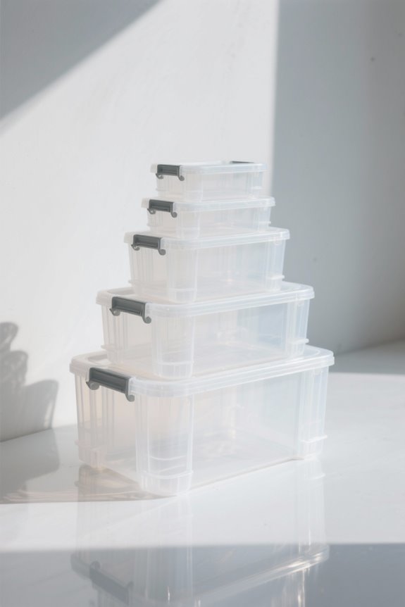 stack bins securely and safely