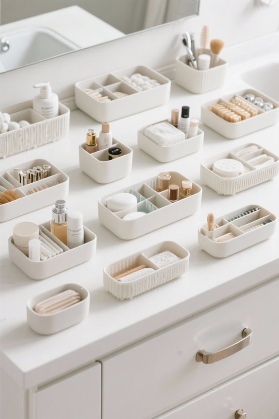 stylish bathroom drawer organizers
