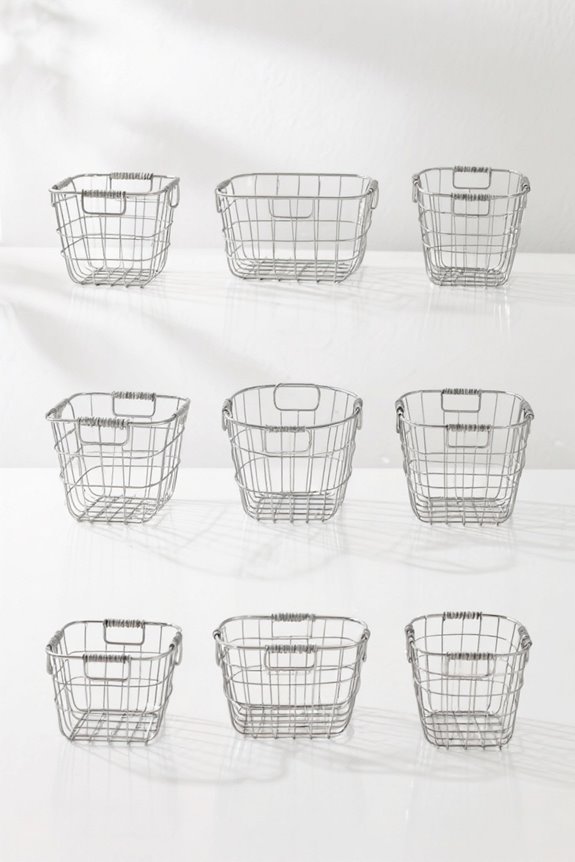 stylish wire storage solutions
