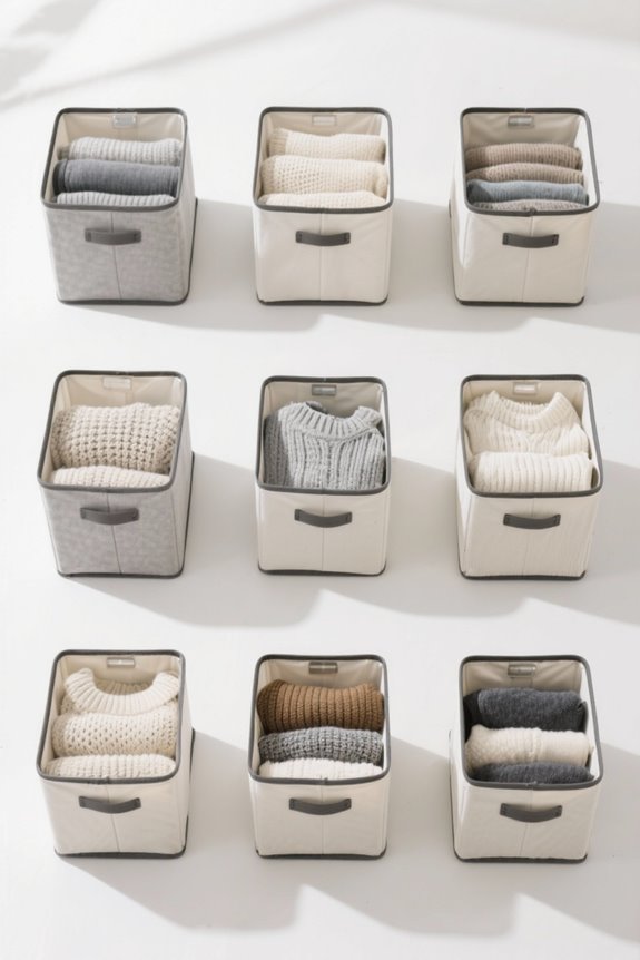 sweater storage organization solutions