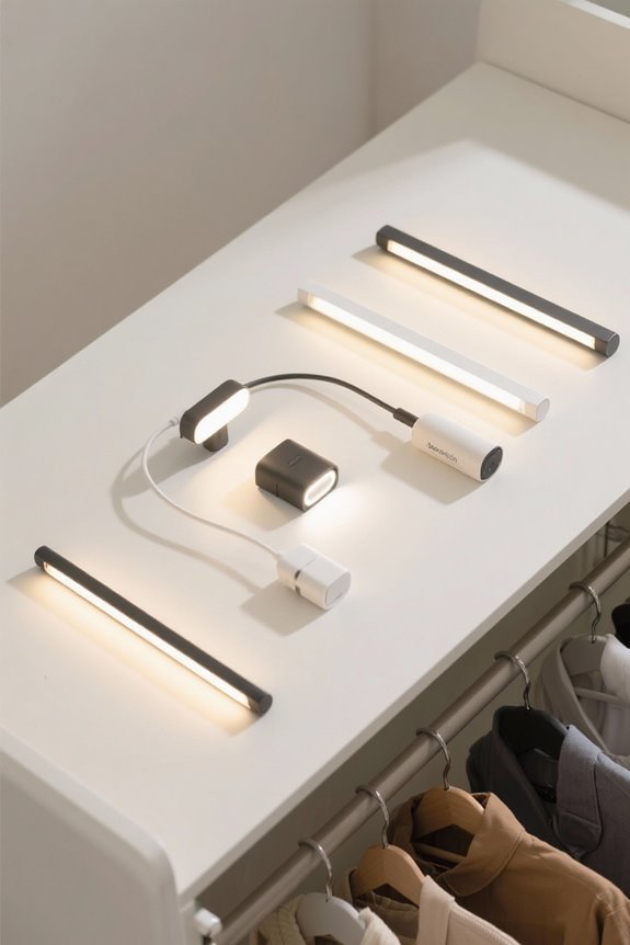 top closet lighting systems