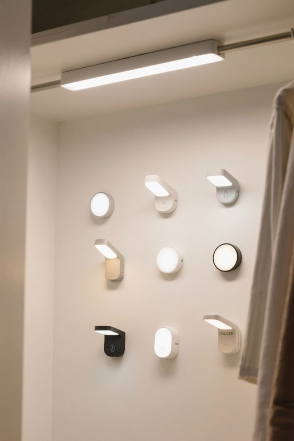 top led closet lights