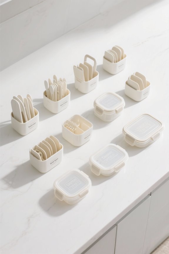 tupperware organization for kitchens