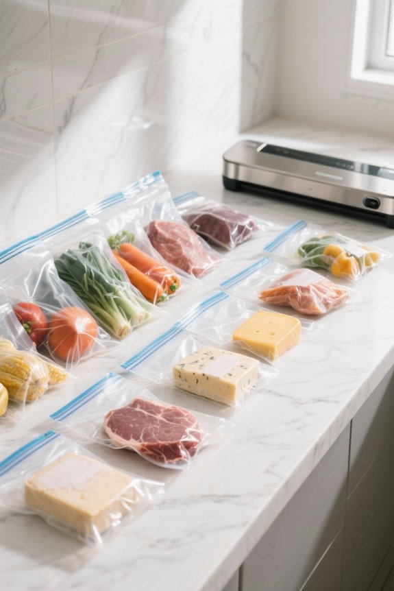 vacuum sealing extends freshness