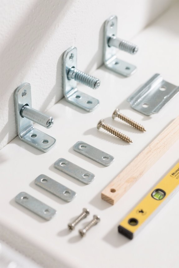 wall mounting for stability