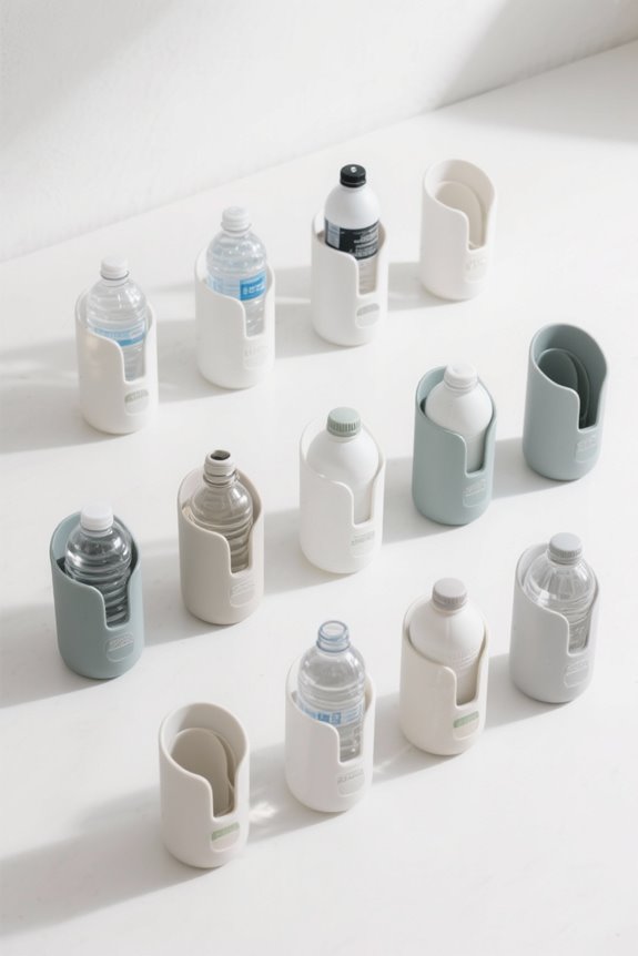 water bottle organization solutions