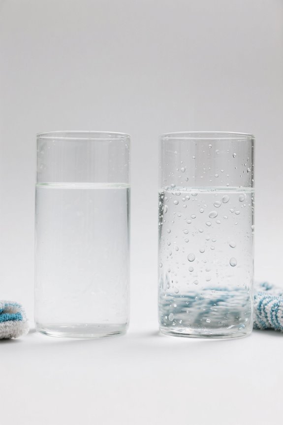 water versus detergent cleaning